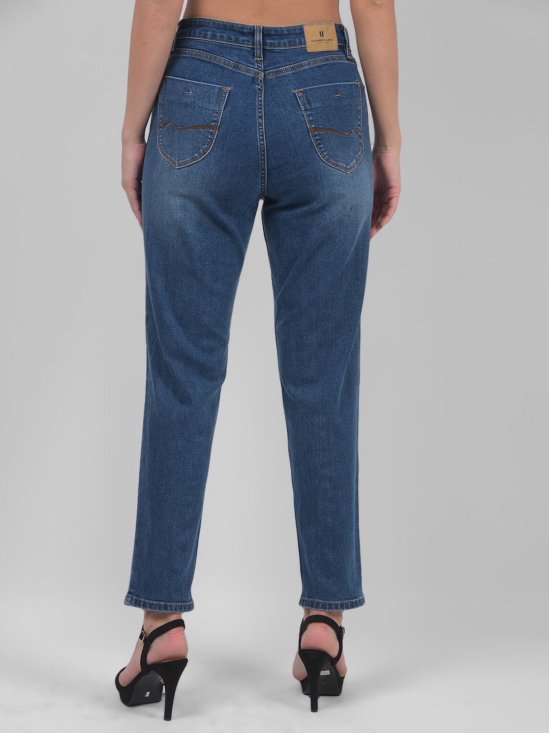 Numero Uno Women Solid Dark Blue Jeans